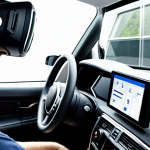 **

A data dashboard displaying key metrics for an XR campaign (time spent in app, conversion rates, user interactions, retention). The dashboard should feature charts and graphs with Polish labels (e.g., "Czas spędzony," "Wskaźnik konwersji"). In the background, a person wearing a VR headset looks thoughtfully at the dashboard, symbolizing data-driven optimization. The overall feel should be modern and professional.

**